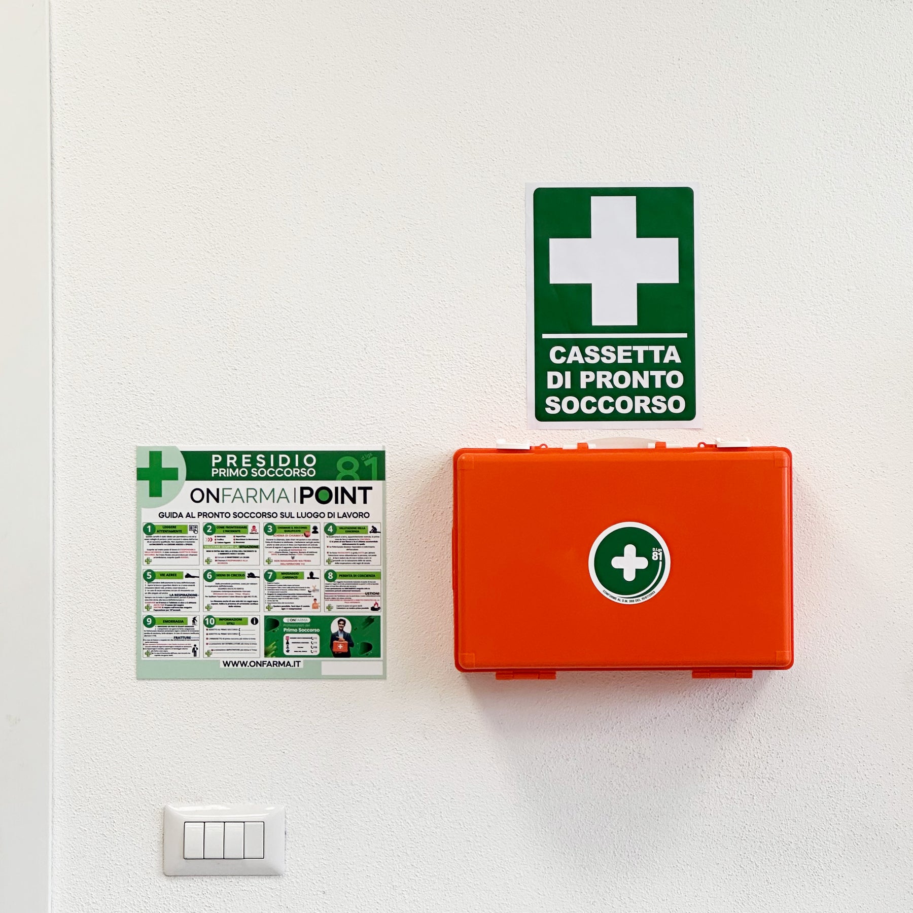 Cassetta Pronto Soccorso Allegato 1, Aziende Gruppo A e B - Contenuto Maggiorato Cassetta Pronto Soccorso Allegato 1, Aziende Gruppo A e B - Contenuto Maggiorato