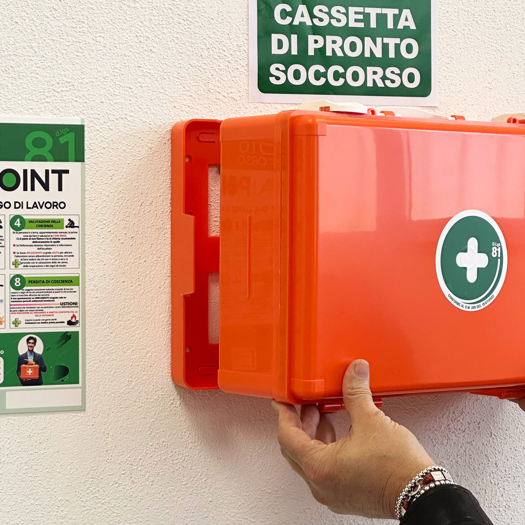 Cassetta di Pronto Soccorso con serratura Serratura di Sicurezza Vuoto Scatola d
